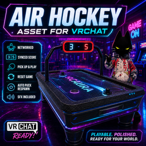 VRChat Air Hockey Asset