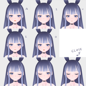 【vrm/vroid hair】Rabbit girl【vroidsutudio製】 缩略图 6