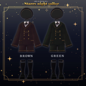【サマーセール中！✨】11アバター対応【Starry Night Sailor-スターリーナイトセーラー-】 缩略图 19