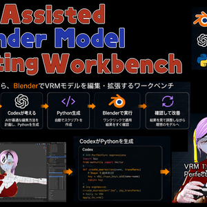 AI-Assisted Blender Model Editing Workbench β版