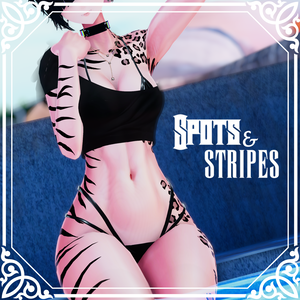 Stripes and Spots (v1.1) 【26 Avatars】