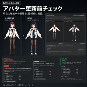 Avatar Update Guard for Unity｜VRChatアバター更新前チェックツール