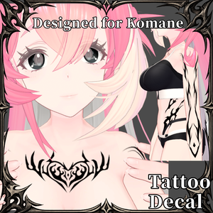 Designed forコマネ -Komane-     Tattoo Decal
