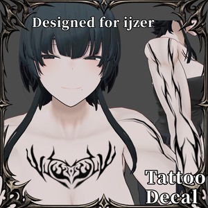 Designed forアイザラ -ijzer-     Tattoo Decal