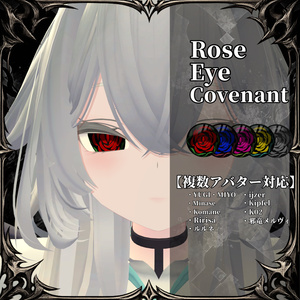  複数アバター対応「薔薇眼ノ契約」アイテクスチャ