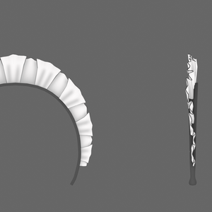 3D model - Classic Maid Headband