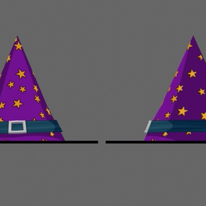 3D model - Classic Witch Hat