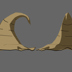 3D model - Wizard Hat with physics