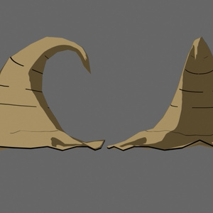 3D model - Wizard Hat with physics