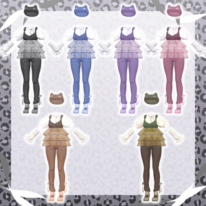 🐆🎀レオパード・チュチュ🎀🐆【8アバター対応】 缩略图 3