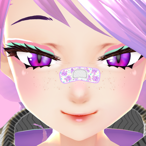 Pastel Techno EGirl makeup [VROID]