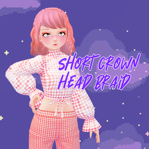 Short crown braid [VROID]