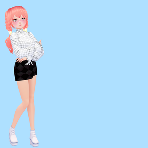 Monochromatic Grey Outfit [VROID]