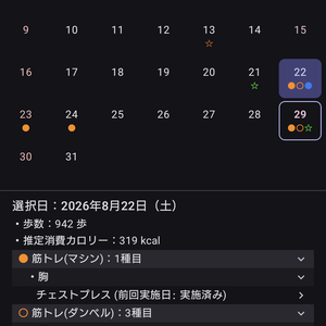 健康管理アプリ