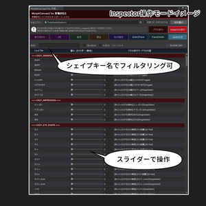 【VRChat 表情改変支援ツール】MorphCanvas2 - for 月喰かむる - Tsukihami Kamuru - 【Unity Editor拡張】 缩略图 5