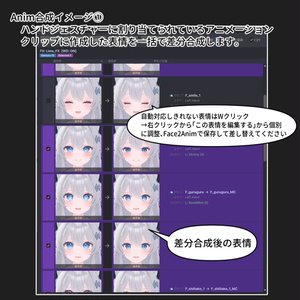 【VRChat 表情改変支援ツール】MorphCanvas2 - for ライム -Lime-【Unity Editor拡張】 缩略图 8