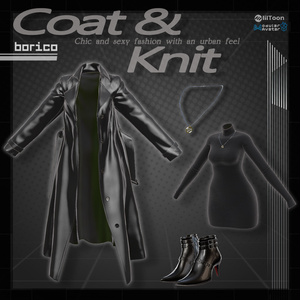 Coat & Knit Setup ( コードとニットファッション ) 缩略图 5