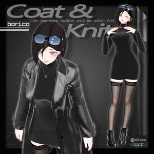 Coat & Knit Setup ( コードとニットファッション )