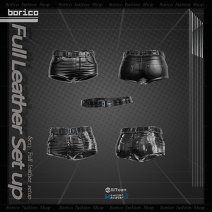 革衣装のセットアップ(Leather outfit setup ) 缩略图 8