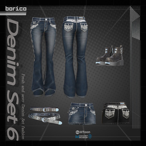 セクシーなデニムセット6( Sexy Denim set 6) 缩略图 4