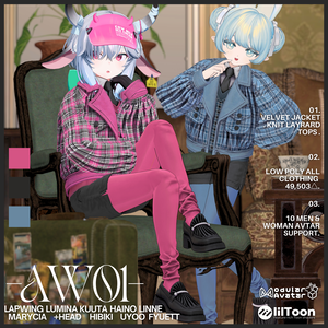 【9/25まで2500⇒2000】-AW01-【男女10アバターフルセット】