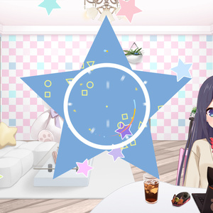 【フリー素材】パステルスターなトランジション/シーン切り替え PastelStar_Transition