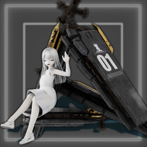 【アークナイツ/二次創作】ロスモンティス 戦術装備モデル（3Dアセット） 缩略图 2