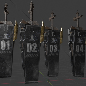 【アークナイツ/二次創作】ロスモンティス 戦術装備モデル（3Dアセット） 缩略图 5