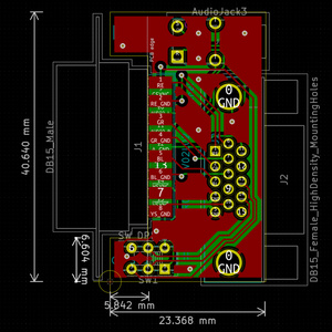 PC98RGBS PC-9801シリーズ用アナログRGB出力→VGA変換