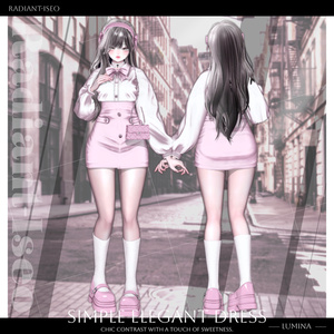 【⟡Simple Elegant Dress⟡】シンプルエレガントドレス 15アバター対応Radiant-iseo 缩略图 26