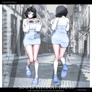 【⟡Simple Elegant Dress⟡】シンプルエレガントドレス 15アバター対応Radiant-iseo 缩略图 23