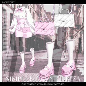 【⟡Simple Elegant Dress⟡】シンプルエレガントドレス 15アバター対応Radiant-iseo 缩略图 33