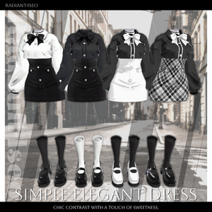 【⟡Simple Elegant Dress⟡】シンプルエレガントドレス 15アバター対応Radiant-iseo 缩略图 28