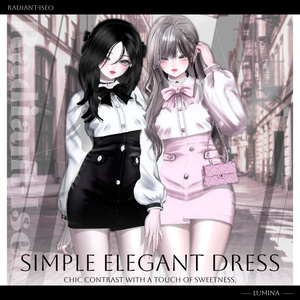 【⟡Simple Elegant Dress⟡】シンプルエレガントドレス 15アバター対応Radiant-iseo 缩略图 10