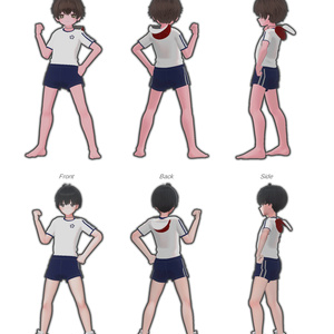 虚構学園初等部指定体操着 （ぜれアバ＋PlusHead＋ハオラン+ひゅーじょん対応） 缩略图 5