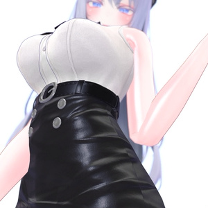 [萌[Moe]用]Leather Tight Skirt＆Hat（おまけ付き） 缩略图 6