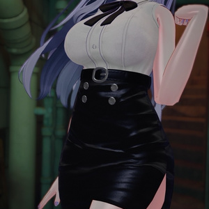 [萌[Moe]用]Leather Tight Skirt＆Hat（おまけ付き） 缩略图 3
