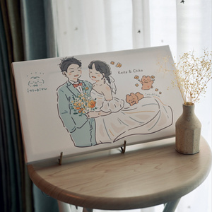 油絵 絵画 森の白い花道 - arashi1783 - BOOTH