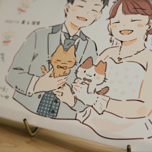 油絵 絵画 森の白い花道 - arashi1783 - BOOTH
