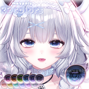【ミダリス追加】✨💎𝐆𝐄𝐌 Eye Texture【41アバター】【ねる追加】