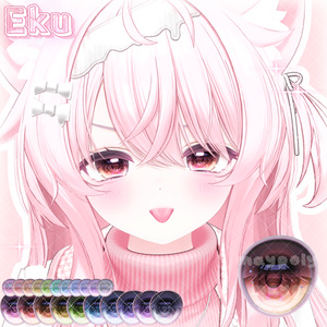 【イチゴ追加】✨💎𝐆𝐄𝐌 Eye Texture【39アバター】【メルヴィ追加】 缩略图 20