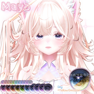 【イチゴ追加】✨💎𝐆𝐄𝐌 Eye Texture【39アバター】【メルヴィ追加】 缩略图 25