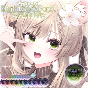 【イチゴ追加】✨💎𝐆𝐄𝐌 Eye Texture【39アバター】【メルヴィ追加】 缩略图 6