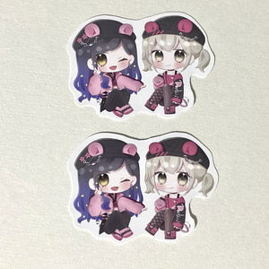 プロセカ　コースターパブミラー　小豆沢こはね　セカイの宝石箱 キャラパブ | Rella 個展「Stargazer & Lucid Dream