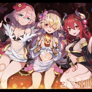 剣の御巫ハレ ＆ 鏡の御巫ニニ カードスリーブ 63mm×90mm 遊戯王 60枚