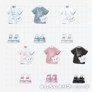 ୨୧ まめふれんず対応 ୨୧  しろくまサマーコーデ 🐻‍❄️ 缩略图 4