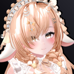 【23 avatars】【VRChat Hair】Lullaby & Lament