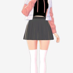【VRoid】Pink and White Jacket