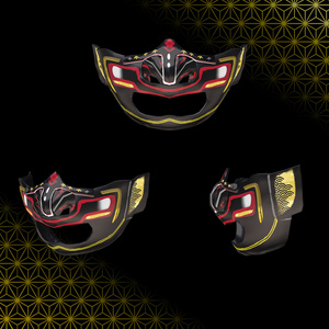 侍MASK 甲冑 面頬 缩略图 2