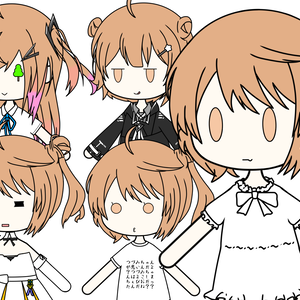 さとうささら立ち絵(デフォルメ)